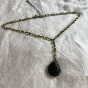 Retro Claire’s Choker Beaded Pendant Necklace